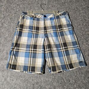 Billabong Shorts Mens 36 Plaid Double Standard Boardwalk Summer Casual